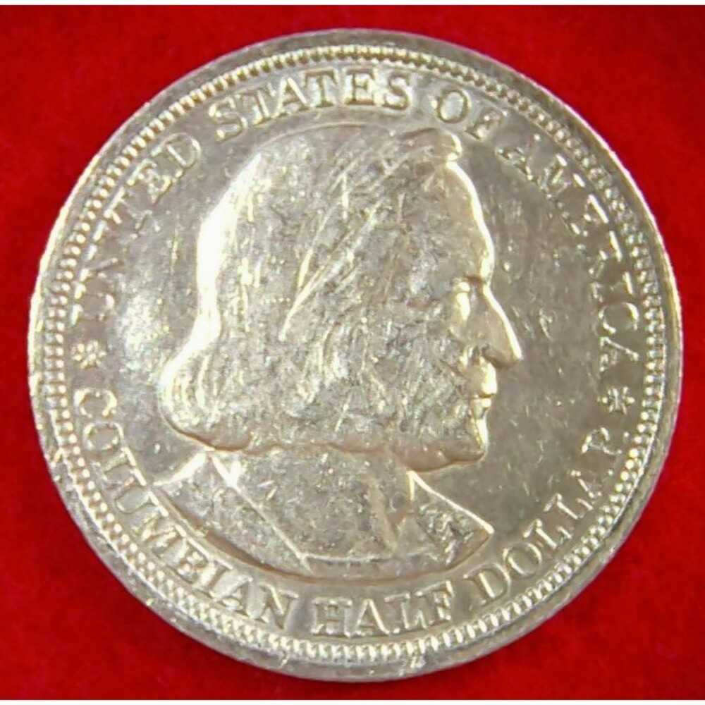 1893 Columbian Expo Half-Dollar - Almost Uncirculated